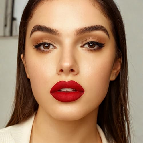 Image of 12 Pcs Liquid Lipstick Combo Set - Matte Lipstick Waterproof for Women and Girls - Perfect Makeup Gift Set - Versatile Nude Lipstick Shades for Everyday Elegance