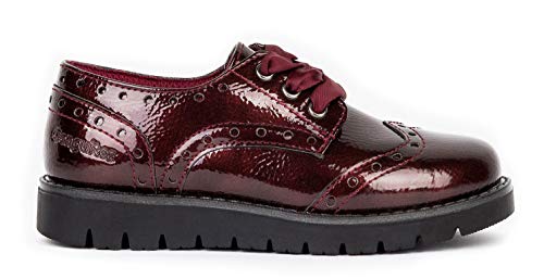 Conguitos, Zapatos de Niña Charol Burdeos (25)