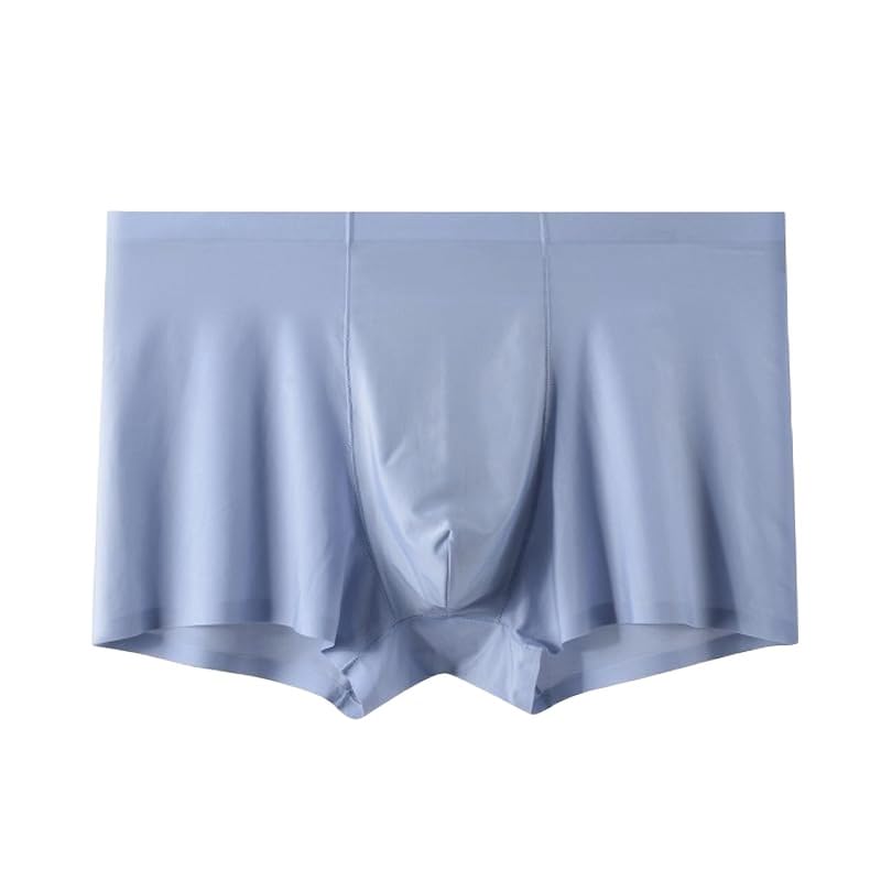 Image of SSoShHub Ultra-Soft Lycra Material Trunks for Men| Ice-Silk Seamless Men Short | Underwear | Breathable Antibacterial Boxers