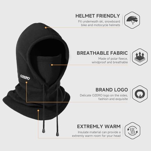 Ozero Balaclava Ski Face Mask: Windproof & Thermal Ski Mask For Men And Women thumb #4