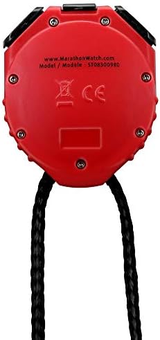 Marathon Adanac 4000 Sports Digital Stopwatch Timer | Large Display | Time & Calendar | Split Mode | Water Resistant | Laser tuned Referee Stopwatch