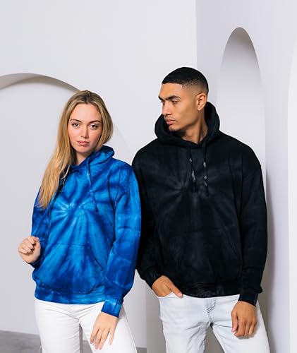 Image of Colortone Tie Dye Pullover Hoodies for Women and Men - Classic Fit Sweatshirts