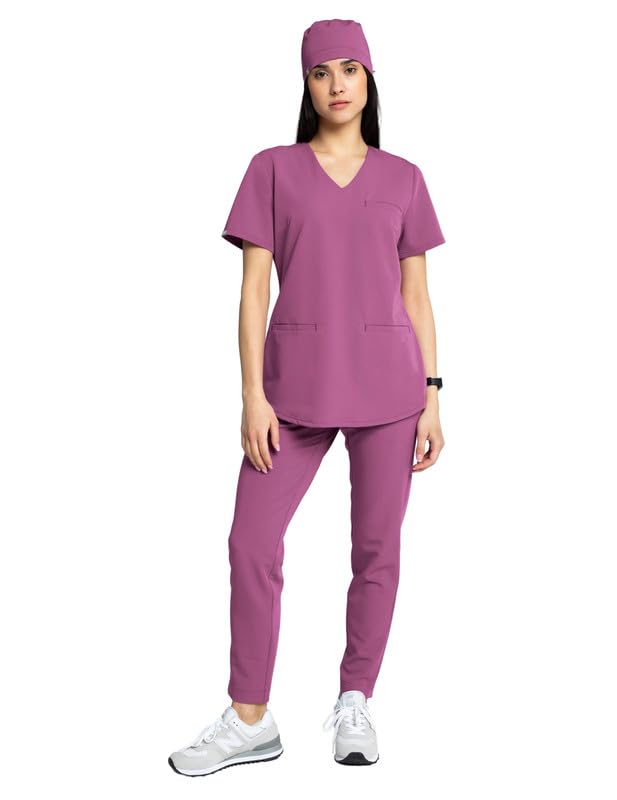 Casacca da donna Grace per il medico e la cura – Casacca moderna e comoda con tre pratiche tasche – Abbigliamento medico professionale