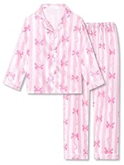 Striped and Pink Bow(long Sleeve)