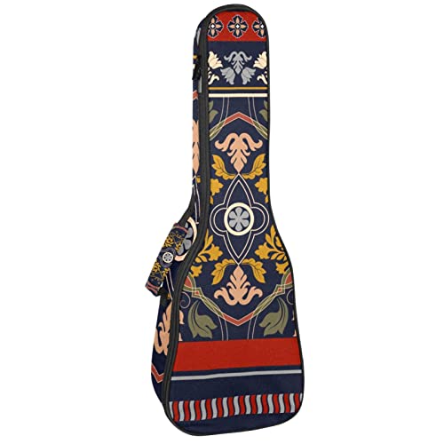 Sac de transport ukulélé ténor rembourré style bohème