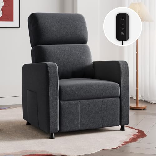 JUMMICO Fauteuil de Relaxation, Fauteuil Inclinable pour Chambre, Fauteuil Relax Électrique avec Dossier Réglable et Repose-Pieds Extensible, Salon et Home...