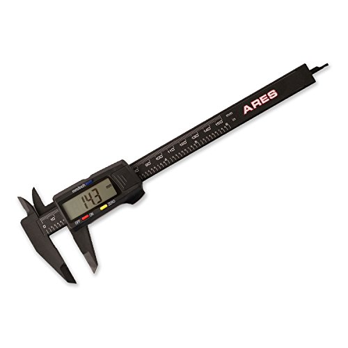 ARES 70019 | 6-inch Composite Vernier Digital Caliper with LCD Screen | Measure and Convert in Inches and Millimeters