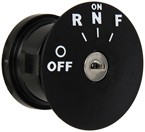 E-Z-GO 611283 Snap-in Key Switch for RXV Vehicles, Black