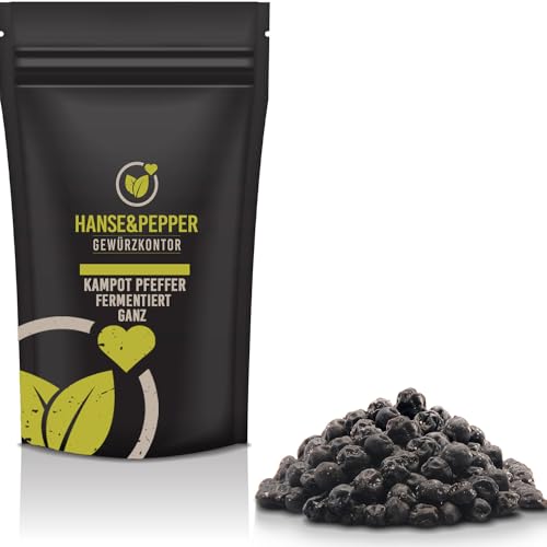 100g Fermentierter Kampot Pfeffer ganz echter Black Pepper Pfefferkörner schwarz