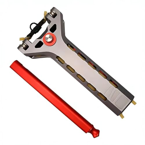 WINCAREFUL 18+ Adult Semi-Automatic Slingshot Alloy Frame High Velocity Repeating Sling Shot for Hunting Target Practice and Outdoor Survival