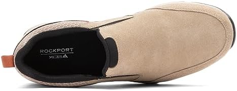 Rockport Men's Chranson Slip On Sneaker, Taupe Suede, 9.5 Wide | Image 2