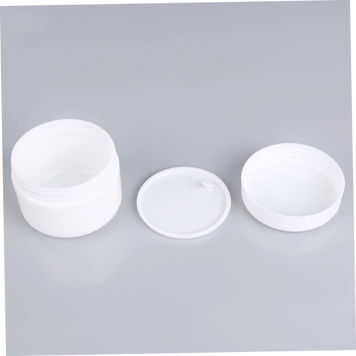 Frascos de Crema Rellenables 30ml de Pp, Blanco, 10 Piezas