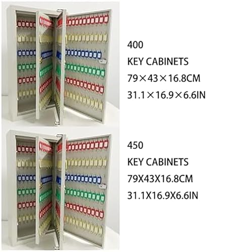 Boîte à clés murale verrouillable en métal avec crochets personnalisables, idéale pour la maison et le bureau, solution élégante