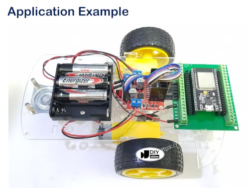 Châssis voiture intelligent 2WD double moteur encodeur pour Raspberry Pi ESP32 - 6