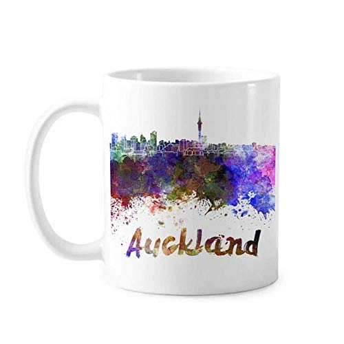 Auckland NZ Watercolor Ceramic Coffee Mug