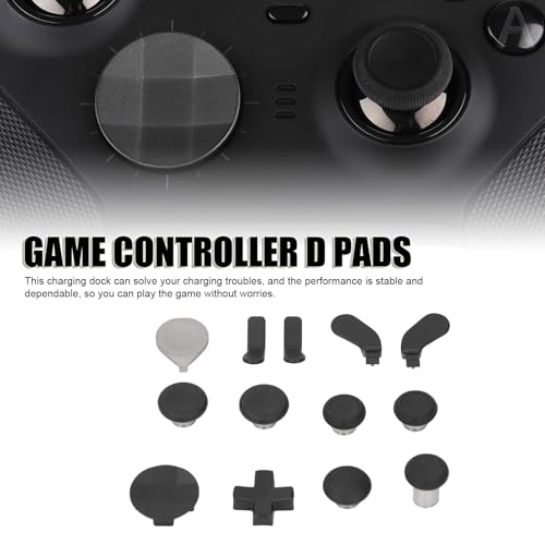 Kompletny Pakiet Komponentów dla Kontrolera X Box Series 2 / Series 2 Core — Akcesoria obejmują 6 Drążków, 4 łopatki, 2 Podkładki D, 1 stację ładującą, 1 Narzędzie, 1