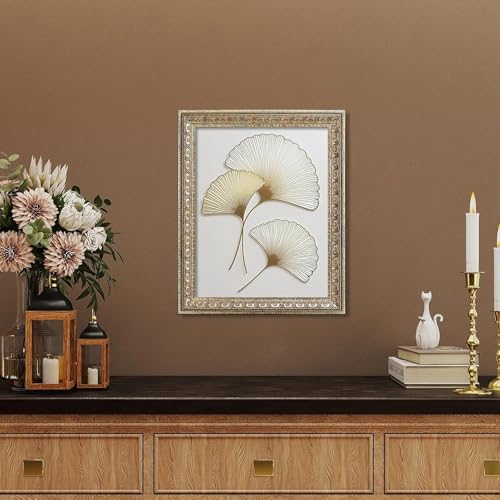Image of VIOLABBEY 11x14 Picture Frame Gold, Vintage Photo Frame | Antique Ornate Frame, Wall or Tabletop Display, Classic Design for Home Office Decor, Fits 11x14 Pictures