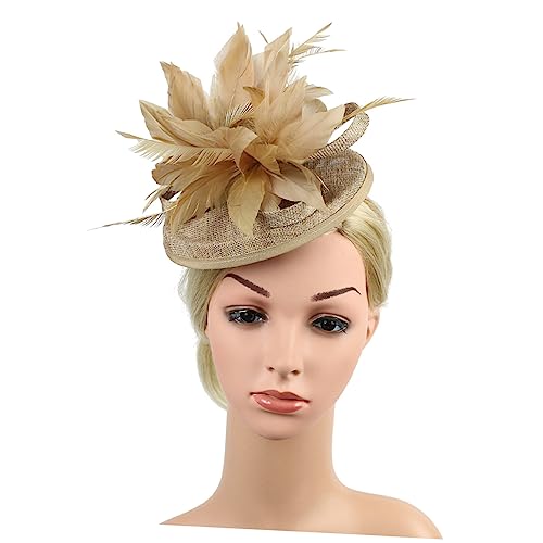 Bande de cheveux de fleur rose thé pour coiffure mariage stable - 2