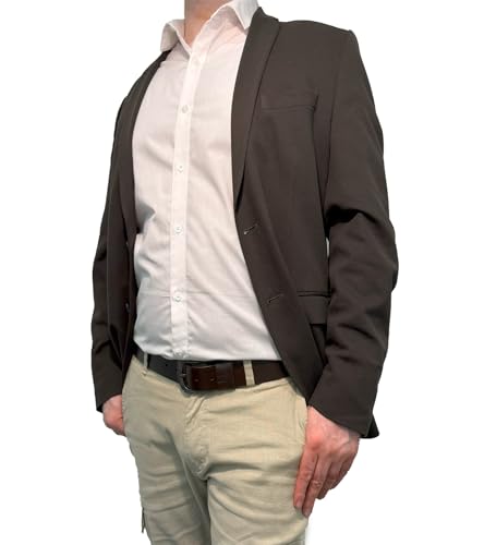 Dark Brown Genuine Leather Belt, 40 mm, Gun Metal Buckle, Handcrafted2