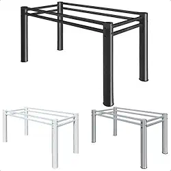 Base Para Mesa De Jantar Para Pedra Granito Vidro Madeira de até 120 x 80cm (Craqueado)