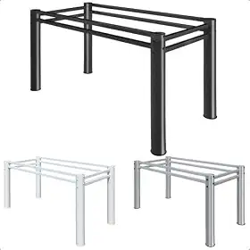 Base Para Mesa De Jantar Para Pedra Granito Vidro Madeira de até 120 x 80cm (Craqueado)