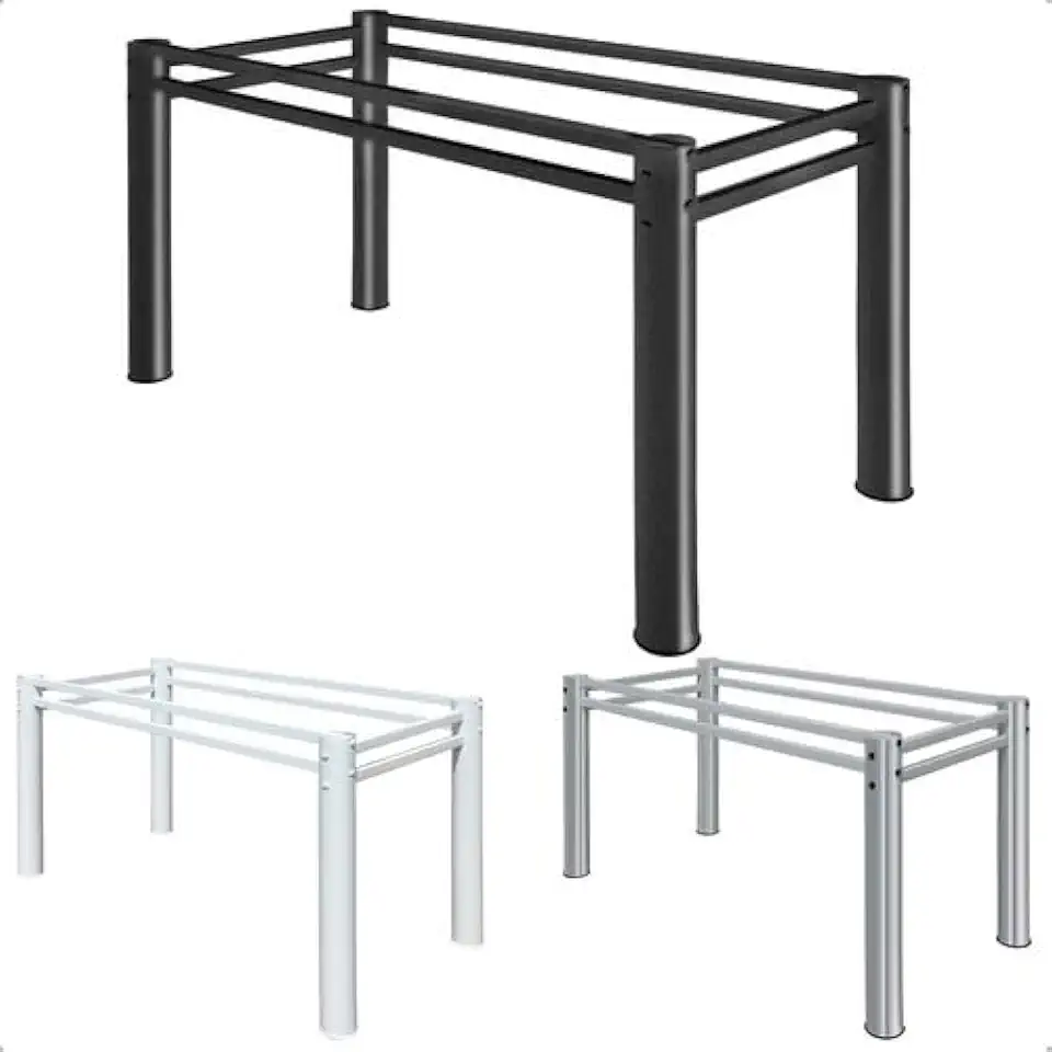 Base Para Mesa De Jantar Para Pedra Granito Vidro Madeira de até 120 x 80cm (Craqueado)