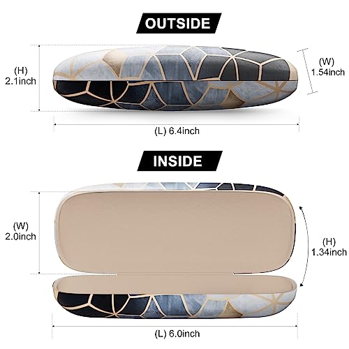 Image of Eyeglasses Case, Hard Shell Protective Case for Glasses, Unisex for Women Men