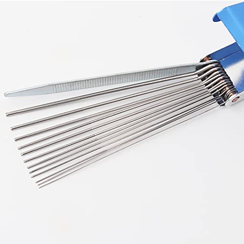 Herain Welding Tip Cleaner, Carb Carburetor Cleaner and Torch Nozzle Tip Cleaner Set for Cleaning Engine Carburetors, Gas Orifices, Sprinklers, Shower Heads(12 Wire Set Plus a Flat File) - Image 9