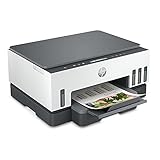 HP 720 WiFi Duplex Printer with Smart-Guided Button, Print, Scan, Copy and Wireless, Hi-Capacity Smart Tank with auto Ink and Paper Sensor; up to 12K Black or 8K Color Pages of Ink in The Box
