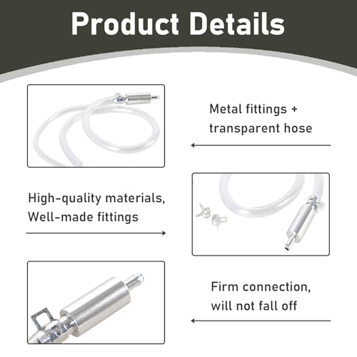 Motorrad Bremse Bleeder, Motorrad Bremsen Entlüftungsrohr, Entlüften Schlauch, Entlüftungsschlauch mit Einwegventil, Hydraulischer Brems Kupplungsschlauch Werkzeug Kit, Universaleinsetzbar Motorräder