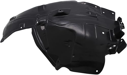 Miniatura 1 de Protector contra salpicaduras Infiniti Q50 2014 15 16 17 18  Delantero, lado del pasajero, sección trasera  Reemplazo para 638404GA0A, IN1249131