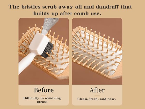 Herramienta de limpieza para cepillo de cabello 2 en 1 miniatura 5