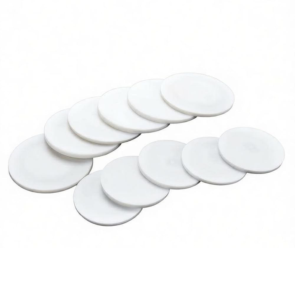 Feuille ronde PTFE diamètre 12,5 mm solide pour étanchéité mécanique de joint en téflon