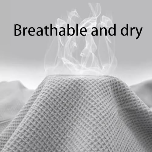 PEKJI Cotton Bathrobe Lightweight Bath Robe Fast-Drying Robes V Neck Full-Length Robe Unisex Bath Robe After Shower3