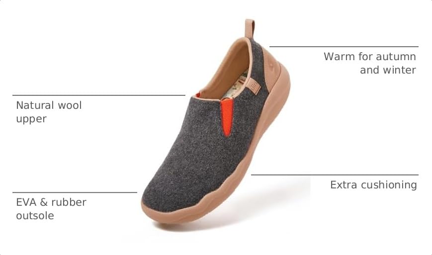 Image of UIN Women's Walking Shoes Slip On Casual Loafers Lightweight Comfort Fashion Sneaker Toledo II