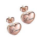 DurableStable-Entzückendes Herz-Design.Exquisite Handwerkskunst.Nicht billig aussehen wie viele ähnliche Ohrringe in dieser Preisspanne.Einfach, aber elegant und stilvoll.