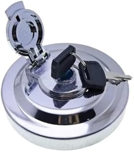 Clynex Tapa de combustible con cerradura y 2 llaves for John Deere, Case, Hitachi, excavadora (4188409, 4361638, AT321249, 150492A1) Tapa de combustible para maquinaria pesada