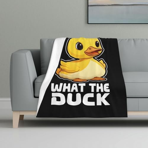 Boklok What The Duck Flannel Blanket Cozy Nights Soft Throw
