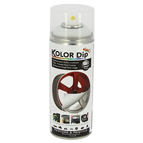 S SUMEX Kolor Dip Spain KD11002 Pintura en Spray con Vinilo Líquido Extraible, Blanco Mate