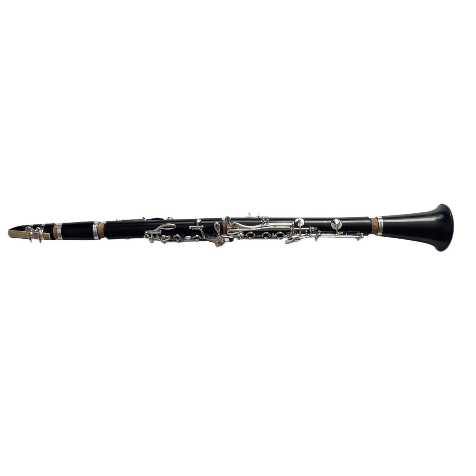 Anfänger klarinette 17-Tasten-Bb-Instrument Mit Versilbertem Ebenholzkorpus