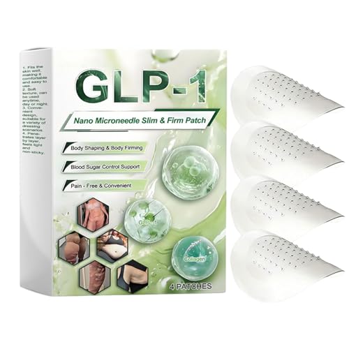 Parche de cuidado del cuerpo, reducción de grasa rápida y, 1 caja/4 piezas, parches delgados refrescantes naturales, parche de microa para mujeres de mujeres, mejora de la curva natural, para us