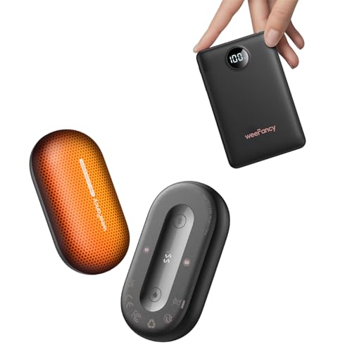 Cargador portátil ultradelgado 10000mAh con calentadores de manos 2 unidades