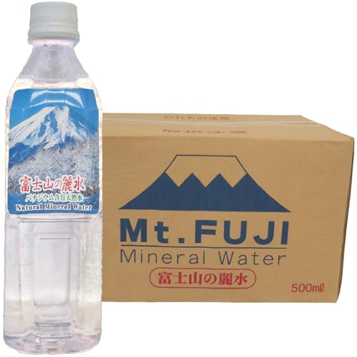 [定期便][3か月お届け]富士山の麗水 500ml 24本
