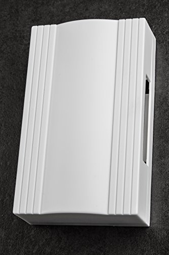 HUBER Zweiklang Gong Klingel Mechanisch für die Haustür I Mechanische Türklingel Haus Tür I Türgong Trafo oder Batteriebetrieben 80 dB(A), Doorbell 8V-12V