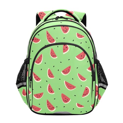 Cartable scolaire sac à dos enfant pastèque fraîche réglable pour filles et garçons