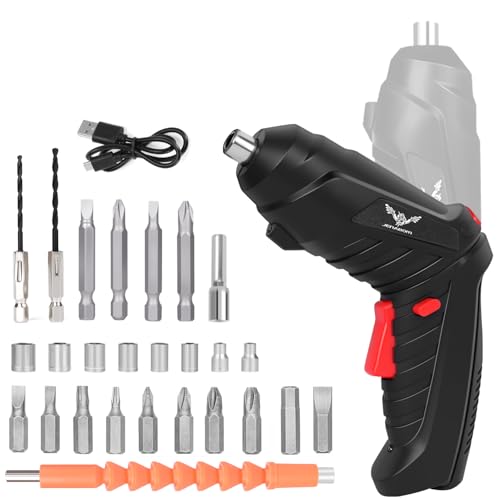 JENABOM 28 in 1 Electric Screwdriver Cordless Rechargeable Small Power