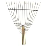 Milisten Zähne Gartenrechen Ersatzkopf aus Edelstahl Robustes Draht...