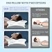 Cervical Contour Memory Foam Pillow - Neck Pillow - Ergonomic Orthopedic Neck Support Pillow for Back, Stomach Side Sleepers Pillows for Neck and Shoulder Pain Relief