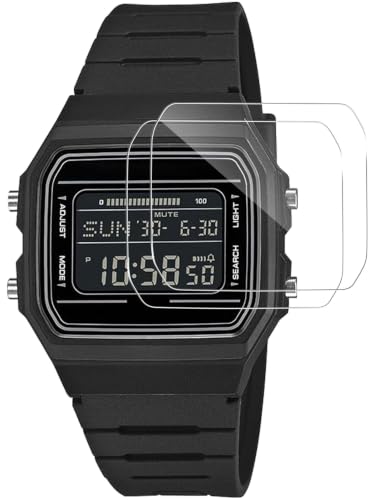 SHIKELANG �ی�t�B���� For CASIO �r���v F-B100W-1AJF �p�� �t�B���� | [2���Z�b�g] 9H�d�x�̉t���ی�t�B���� 0.3mm�����^ PET�h���f�ލ̗p �X�[�p�[�N���A �ώw�� ������ �����ߗ� ( ��K���X�t�B����)