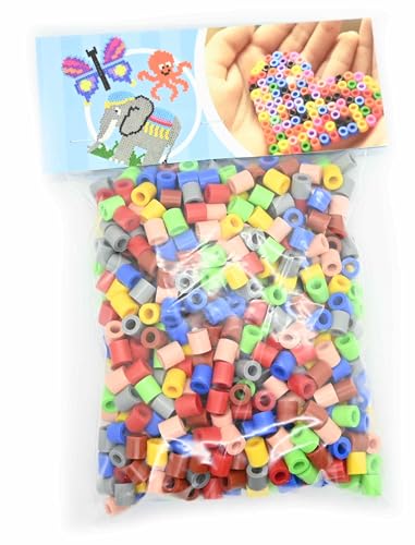 Hama Maxi sachet de 400 perles à repasser - Mélange de 73 - Grandes perles pour enfants à partir de 3 ans - Fabriqué en Union Européenne.